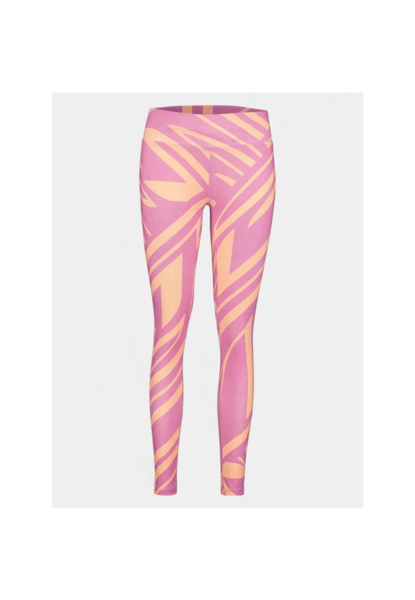 LUHTA - Legginsy damskie Luhta Iskoinen. Kolor: pomarańczowy, fioletowy, wielokolorowy, żółty