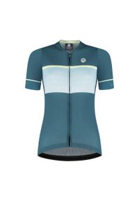 ROGELLI - Koszulka rowerowa damska Rogelli Impress II. Kolor: żółty, niebieski, wielokolorowy. Sport: kolarstwo #2