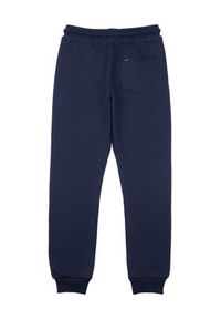 Lee Spodnie dresowe Wobbly Graphic LEE0011 Granatowy Regular Fit. Kolor: niebieski. Materiał: bawełna #2