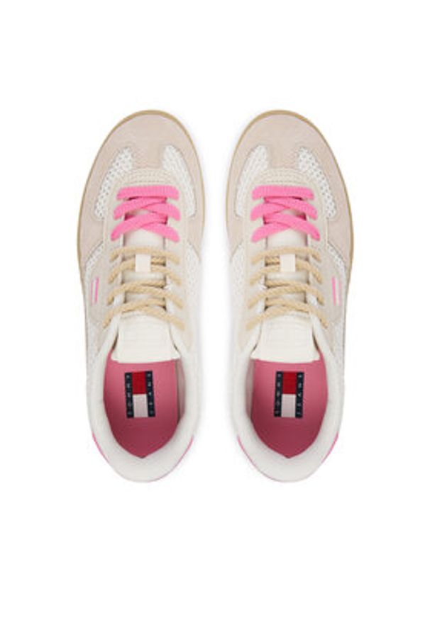 Tommy Jeans Sneakersy The Greenwich Knit EN0EN02986 Beżowy. Kolor: beżowy. Materiał: materiał