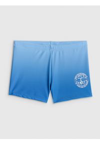 4f - 4F Kąpielówki chłopięce - niebieskie 146/152 (10-12 lat). Kolor: wielokolorowy. Materiał: materiał #1