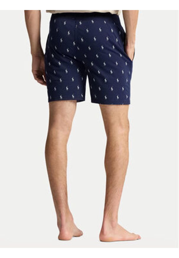 Polo Ralph Lauren Szorty piżamowe 714965505004 Granatowy Slim Fit. Kolor: niebieski. Materiał: bawełna
