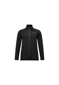 Salewa - Bluza trekkingowa damska Puez Cammino PL Women. Kolor: czarny. Materiał: materiał. Sport: turystyka piesza
