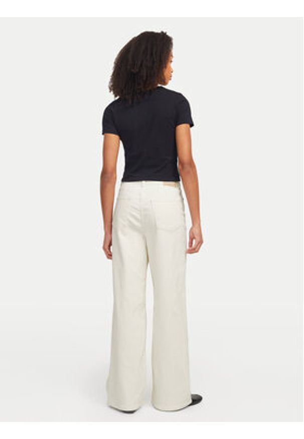 JJXX Jeansy Tokyo 12269078 Écru Wide Leg. Kolor: kremowy