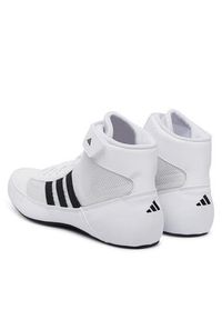 Adidas - adidas Buty bokserskie HVC JP6120 Biały. Kolor: biały. Materiał: materiał #4