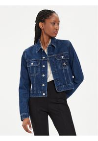 Calvin Klein Jeans Kurtka jeansowa 90's J20J223670 Granatowy Regular Fit. Kolor: niebieski. Materiał: bawełna #1