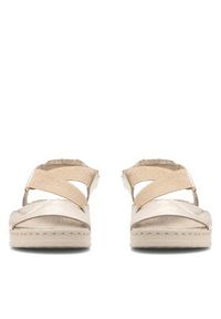 Go Soft Sandały ARC-027-02 Złoty. Kolor: złoty. Materiał: materiał #6