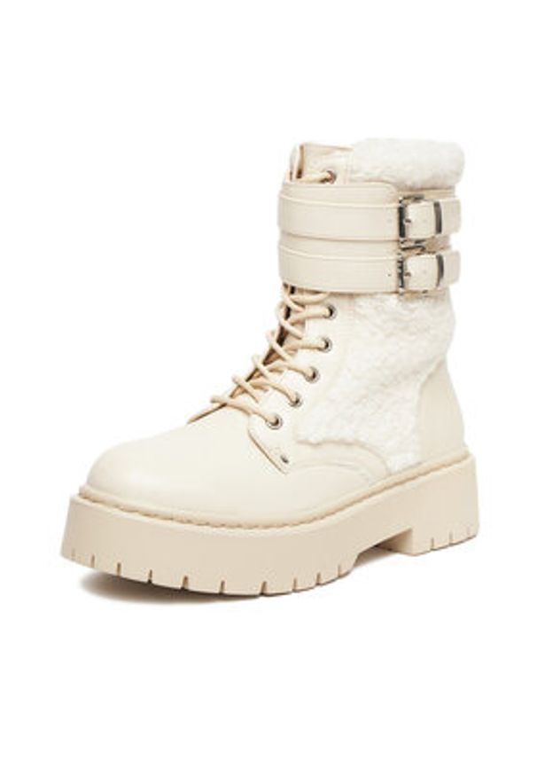 DeeZee Trzewiki 13123-2 Écru. Materiał: materiał, syntetyk