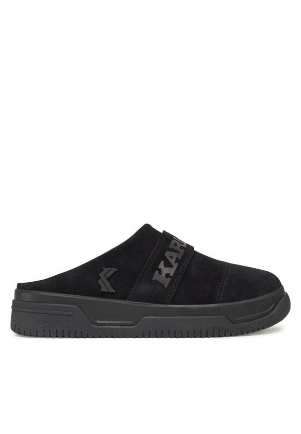 Karl Kani Klapki Samo Slipper PD00002686 Czarny. Kolor: czarny. Materiał: skóra, zamsz