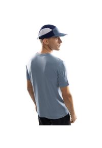 SIROKO - Męska koszulka treningowa z krótkim rękawem Fitness Siroko Exuma. Kolor: niebieski. Materiał: tkanina. Długość rękawa: krótki rękaw. Długość: krótkie. Sport: fitness
