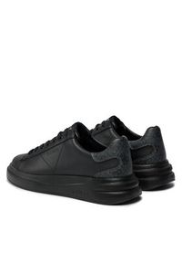 Guess Sneakersy Elba FMPVIB LEA12 Czarny. Kolor: czarny. Materiał: skóra #4
