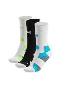 XTREME SOCKSWEAR - Skarpety kolarskie Xtreme Crew, 3 par, Multi Biały. Kolor: wielokolorowy. Sport: kolarstwo