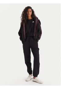 Kappa Spodnie dresowe Banda Adina 311M8HW Czarny Regular Fit. Kolor: czarny. Materiał: syntetyk #3