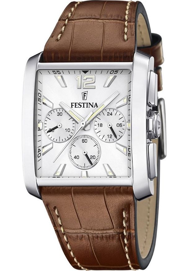 Zegarek Festina Zegarek męski Festina F20636-1 brązowy. Kolor: brązowy