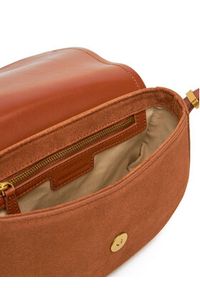 Pinko - PINKO Torebka Saddle Mini PE PLTT 103831 A29N Brązowy. Kolor: brązowy. Materiał: skórzane, zamszowe #3