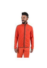 Bluza męska Rossignol Strawpile Fleece Fz. Kolor: czerwony. Sezon: zima. Sport: narciarstwo #1