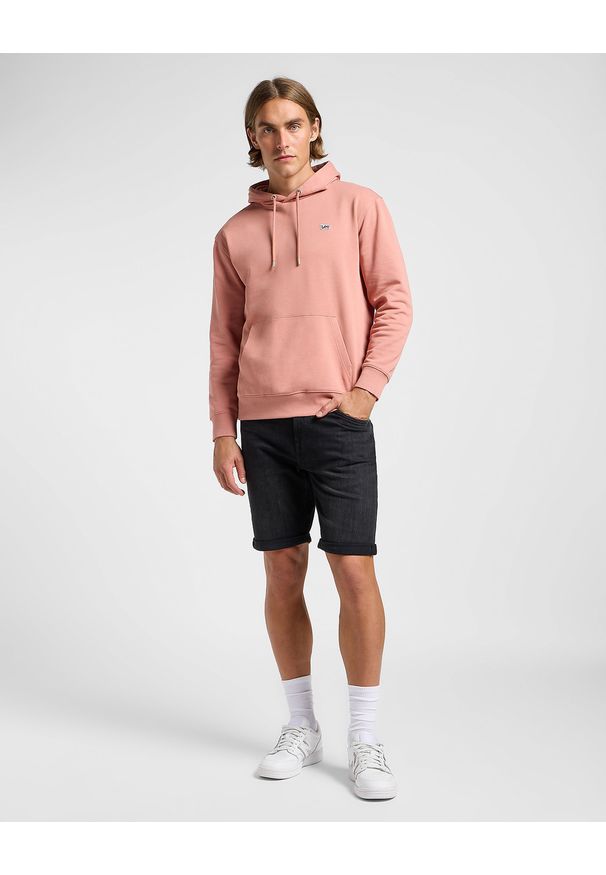 Lee - LEE MĘSKA BLUZA Z KAPTUREM LEE PLAIN HOODIE SEPIA 112363883. Typ kołnierza: kaptur. Kolor: brązowy