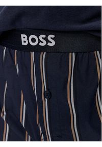 BOSS - Boss Piżama Easy 50488084 Granatowy Regular Fit. Kolor: niebieski. Materiał: bawełna