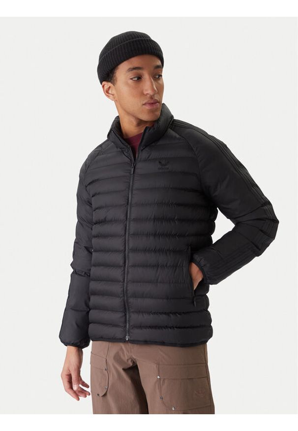 Adidas - adidas Kurtka przejściowa JW5844 Czarny Slim Fit. Kolor: czarny. Materiał: syntetyk