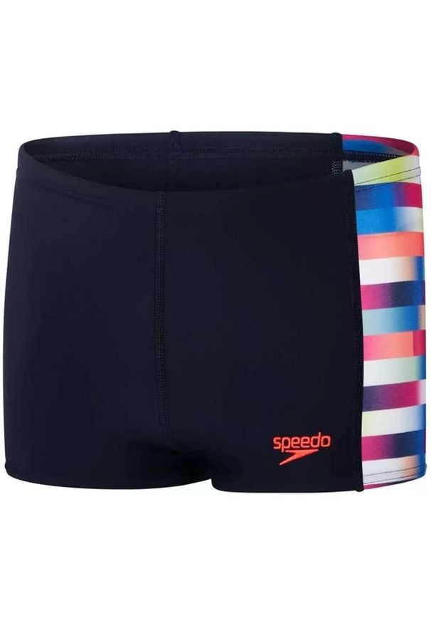 Kąpielówki chłopięce spodenki kąpielowe Speedo Digital Panel. Kolor: czarny