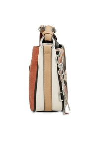 Pomarańczowa Damska Listonoszka Na Ramię Anekke Z Laleczką. Kolor: pomarańczowy. Wzór: aplikacja. Materiał: zdobione. Styl: casual, boho. Rodzaj torebki: na ramię #5