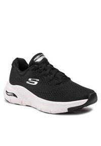 skechers - Skechers Sneakersy Arch Fit 149057/BKW Czarny. Kolor: czarny. Materiał: materiał #6