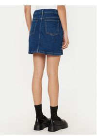 Hugo - HUGO Spódnica jeansowa mini Gavade 50530320 Niebieski Slim Fit. Kolor: niebieski. Materiał: bawełna #3