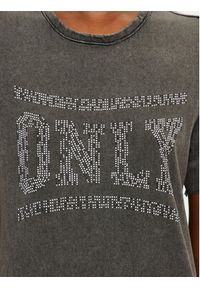 only - ONLY T-Shirt Lucy 15332190 Czarny Regular Fit. Kolor: czarny. Materiał: bawełna #4