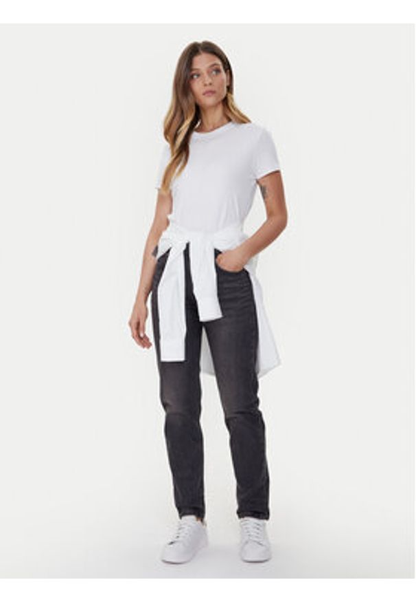 Levi's® Jeansy 501® 36200-0304 Czarny Cropped Fit. Kolor: czarny