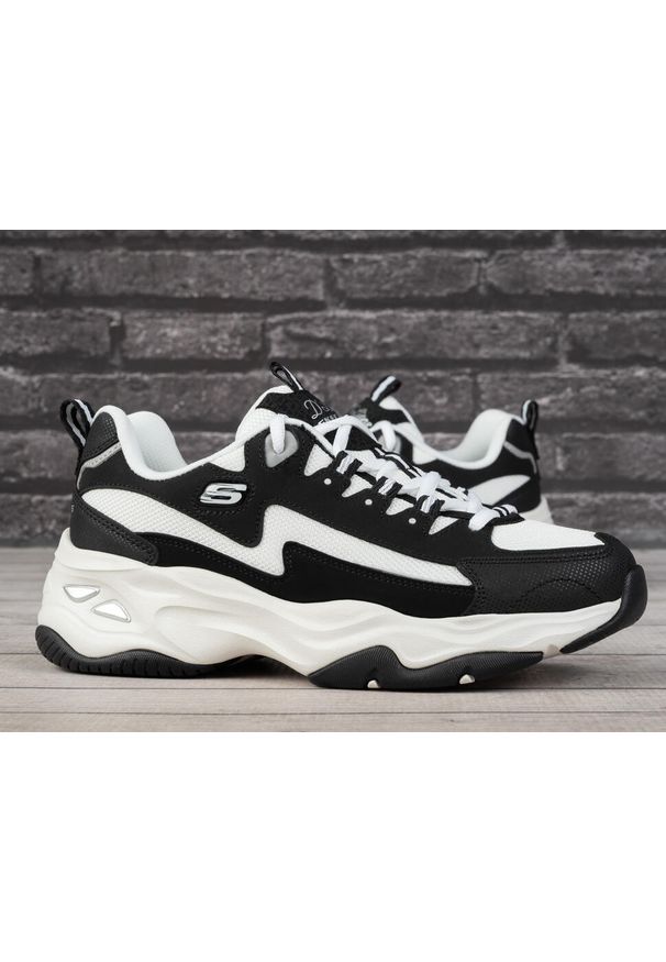 skechers - Buty damskie sportowe Skechers D LITES 4.0. Kolor: biały, czarny, wielokolorowy. Model: Skechers Sport. Sport: turystyka piesza