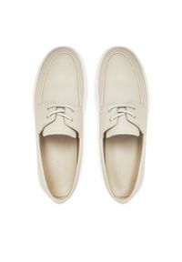 Calvin Klein Mokasyny Hybrid Lace Up Boat Lth HM0HM01812 Écru. Materiał: skóra #2