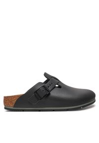 Birkenstock Klapki Boston Pro Le 1026222 Czarny. Kolor: czarny. Materiał: skóra