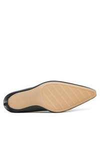 TOMMY HILFIGER - Tommy Hilfiger Szpilki Logo Pump Slanted Hl FW0FW08993 Czarny. Kolor: czarny. Materiał: skóra. Obcas: na szpilce #4