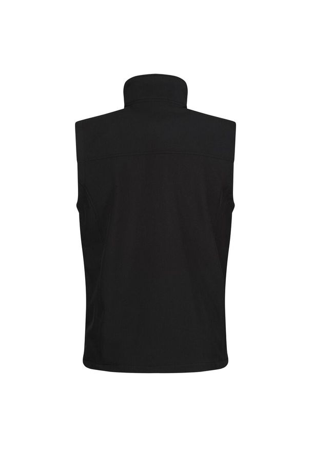 Regatta - Męska Kurtka Bezrękawnikowa Flux Softshell (wodoodporna I Wiatroodporna). Kolor: czarny, wielokolorowy, brązowy, zielony. Materiał: softshell. Sport: turystyka piesza