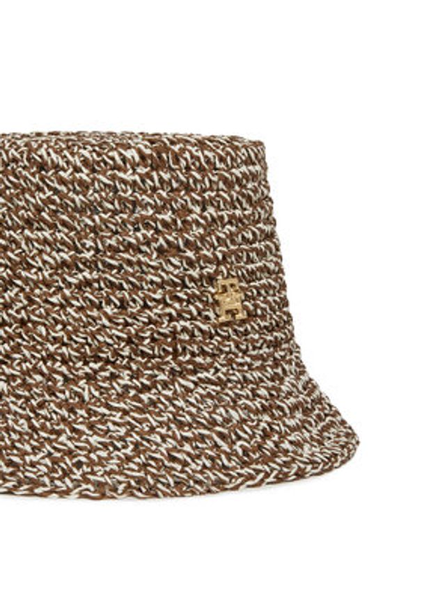 TOMMY HILFIGER - Tommy Hilfiger Kapelusz Premium Beach Bucket AW0AW17136 Beżowy. Kolor: beżowy
