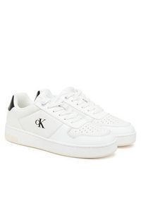 Calvin Klein Jeans Sneakersy Basket Cupsole Low Mg YW0YW01765 Biały. Kolor: biały. Materiał: skóra #5