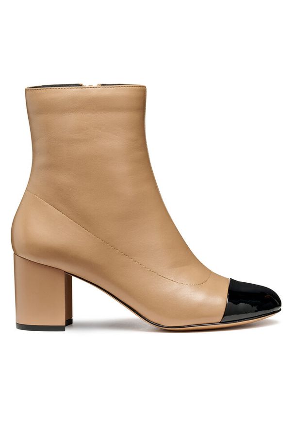 Botki Geox. Kolor: beżowy