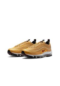 Nike - Buty do chodzenia dla dorosłych Air Max 97 Gold Bullet. Zapięcie: sznurówki. Kolor: żółty. Materiał: materiał, tkanina. Szerokość cholewki: normalna. Model: Nike Air Max. Sport: turystyka piesza #2