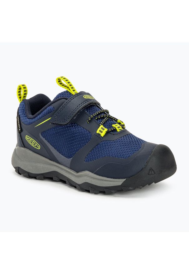 keen - Buty trekkingowe dziecięce KEEN Wanduro Low WP. Kolor: niebieski