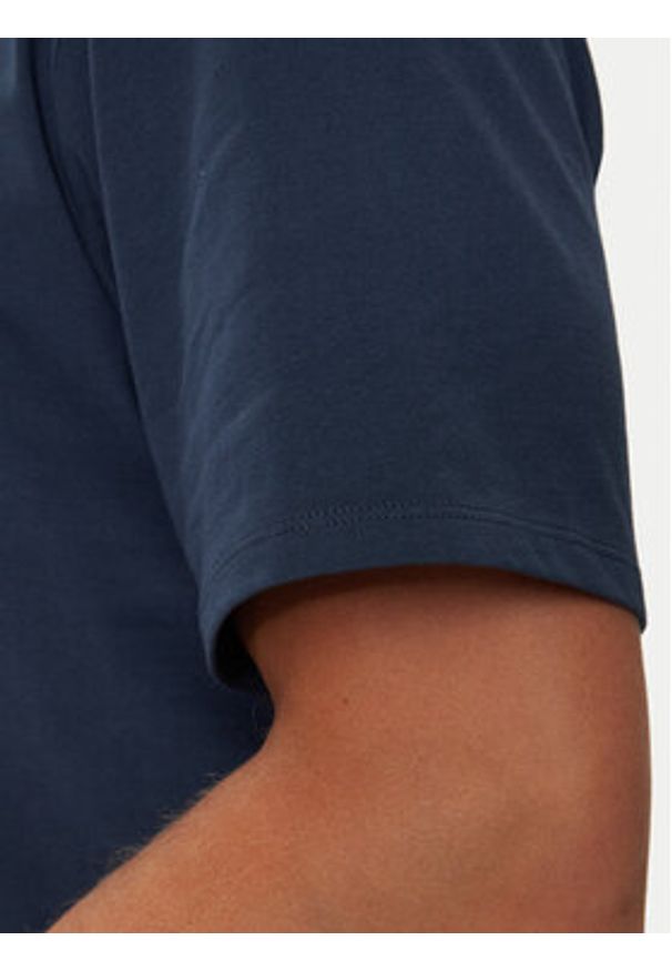 Wrangler T-Shirt Americana 112357448 Niebieski Regular Fit. Kolor: niebieski. Materiał: bawełna