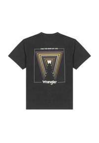 Wrangler - WRANGLER TEE GRAPHIC MĘSKA KOSZULKA T-SHIRT FADED BLACK 112342326 W7A1013642 #4