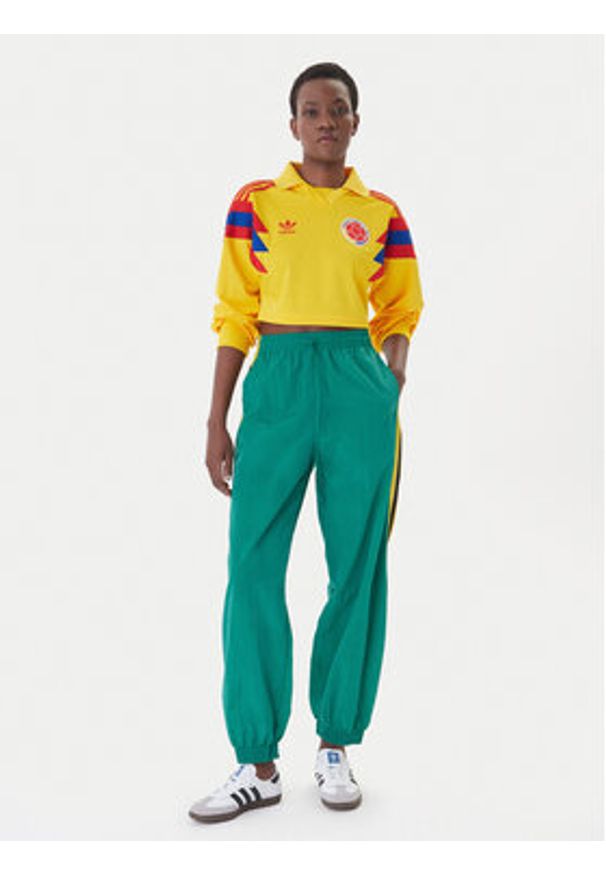 Adidas - adidas Bluzka Columbia Reconstructed Bringback KE2299 Żółty Regular Fit. Kolor: żółty. Materiał: syntetyk