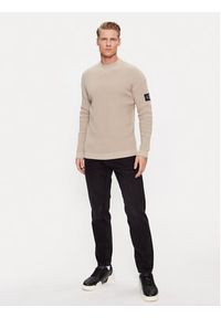 Calvin Klein Jeans Sweter J30J323986 Écru Regular Fit. Materiał: bawełna #2