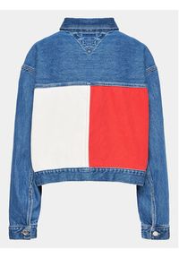 Tommy Jeans Kurtka jeansowa DW0DW15808 Niebieski Regular Fit. Kolor: niebieski. Materiał: bawełna #3
