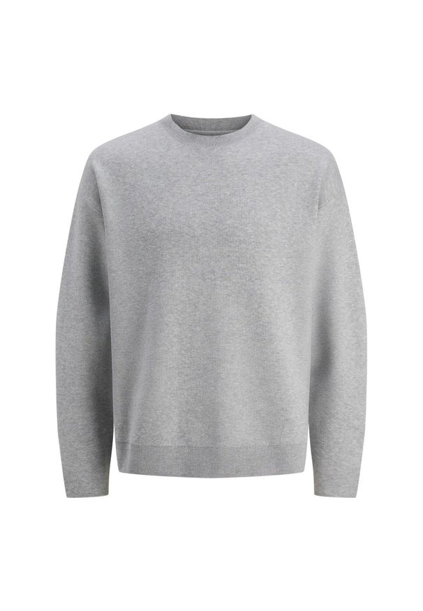 Sweter Jack & Jones Bradfort jasnoszary melanż. Kolor: szary. Wzór: melanż. Sport: skateboard