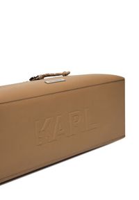 Karl Lagerfeld - KARL LAGERFELD Torebka B1W30001 Brązowy. Kolor: brązowy. Materiał: skórzane #6