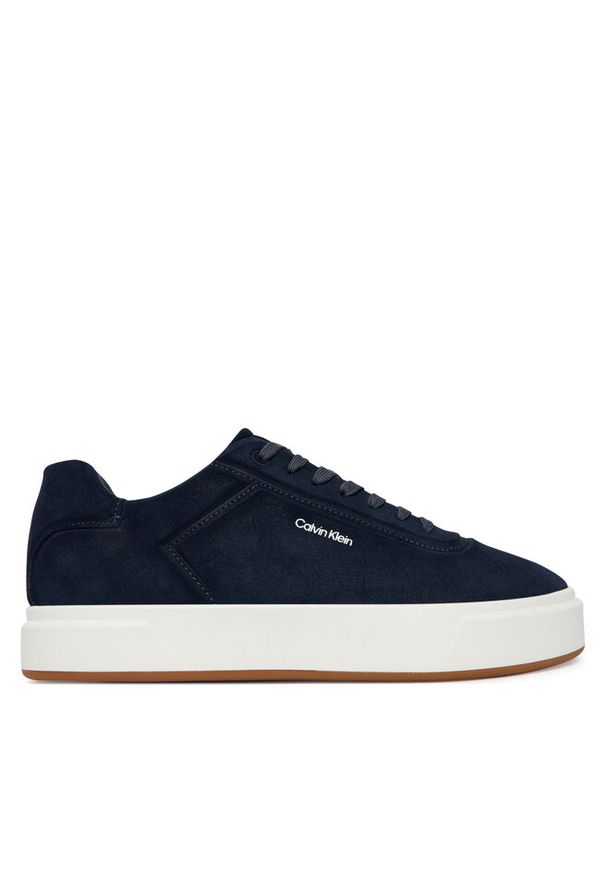 Sneakersy Calvin Klein. Kolor: niebieski