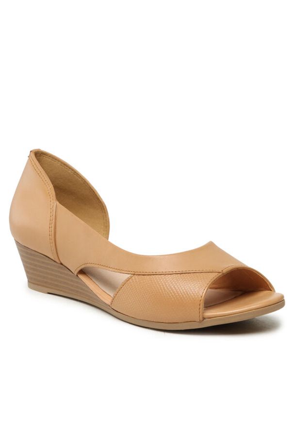 Lasocki Sandały OCE-TTT-06 Brązowy. Kolor: brązowy. Materiał: skóra