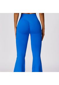 Intica - Legginsy sportowe push-up z wysokim stanem do treningu Chrysi. Stan: podwyższony. Kolor: żółty. Materiał: materiał. Sport: fitness #9