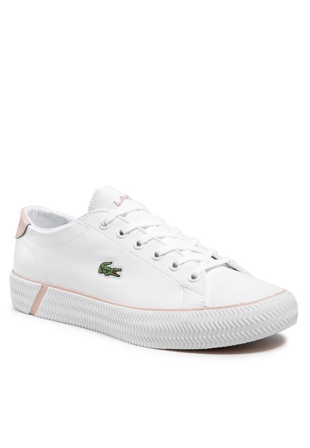 Lacoste Sneakersy Gripshot Bl 21 1 Cfa 7-41CFA00201Y9 Biały. Kolor: biały. Materiał: skóra